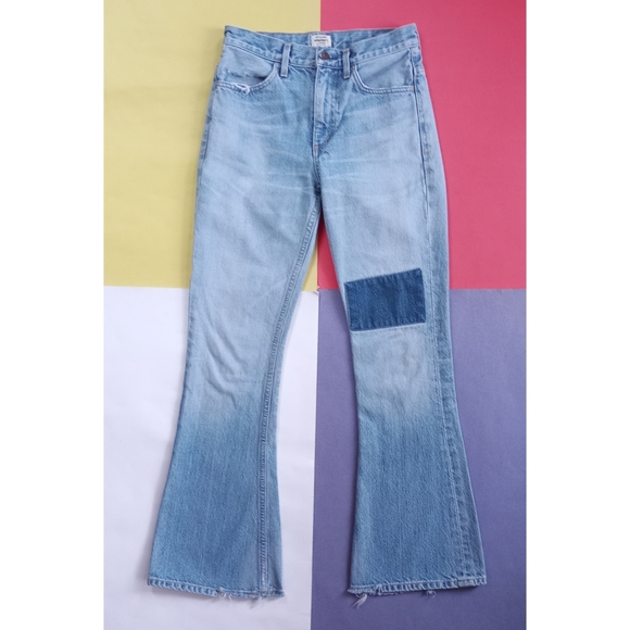 Citizens Of Humanity Denim - Citizens Of Humanity Premium Vintage Kaya Mid Rise Kick Flare Denim Jeans